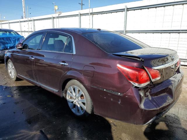 4T1BK3DB5BU383733 - 2011 TOYOTA AVALON BASE MAROON photo 2