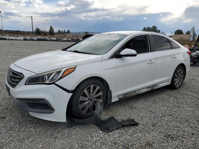 5NPE34AF2HH555439 - 2017 HYUNDAI SONATA SPORT WHITE photo 1