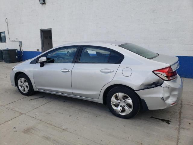 2HGFB2F56FH557780 - 2015 HONDA CIVIC LX SILVER photo 2