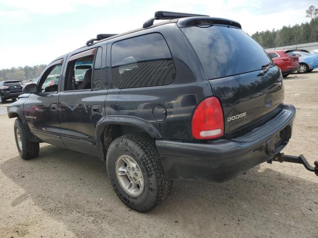 1B4HS28N8YF299669 - 2000 DODGE DURANGO BLUE photo 2