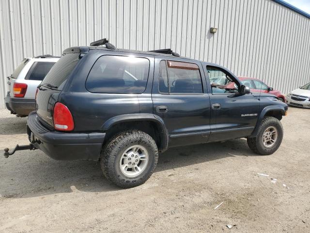 1B4HS28N8YF299669 - 2000 DODGE DURANGO BLUE photo 3