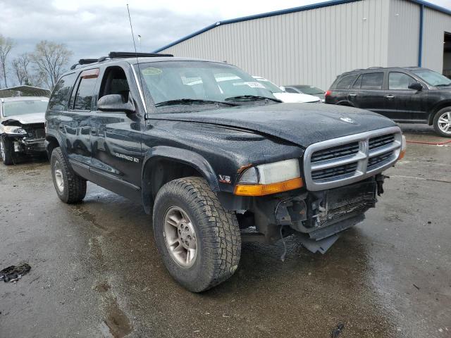 1B4HS28N8YF299669 - 2000 DODGE DURANGO BLUE photo 4