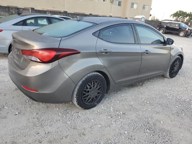 5NPDH4AEXGH733696 - 2016 HYUNDAI ELANTRA SE GRAY photo 3