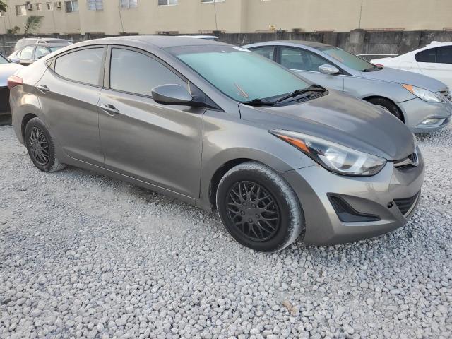 5NPDH4AEXGH733696 - 2016 HYUNDAI ELANTRA SE GRAY photo 4