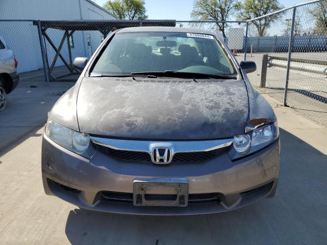 2HGFA1F50AH539832 - 2010 HONDA CIVIC LX GRAY photo 5