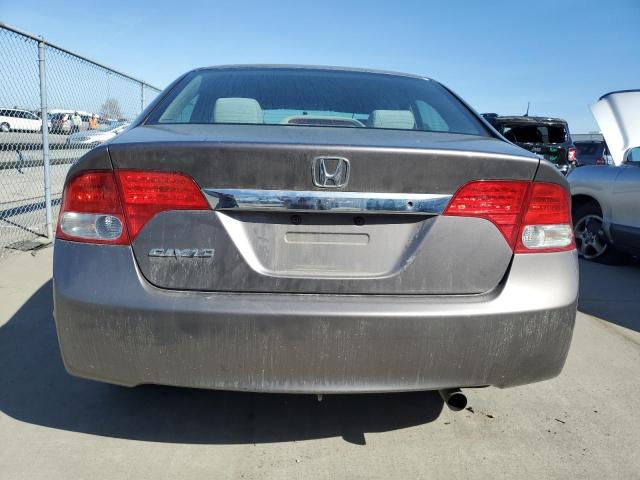 2HGFA1F50AH539832 - 2010 HONDA CIVIC LX GRAY photo 6