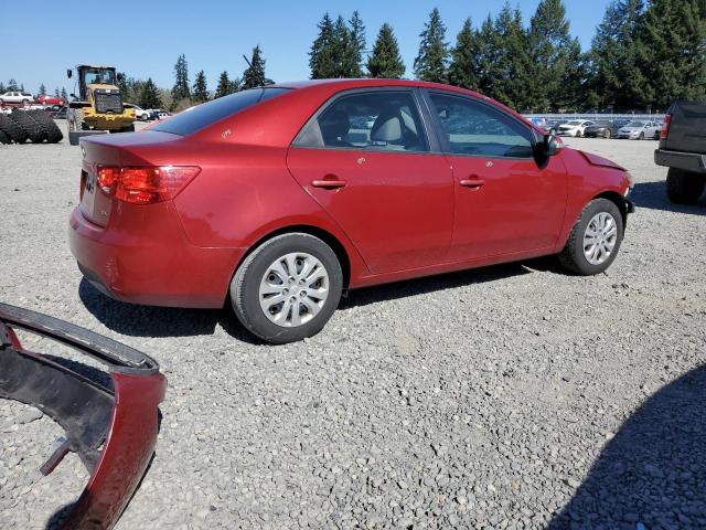 KNAFU4A28A5844889 - 2010 KIA FORTE EX BURGUNDY photo 3