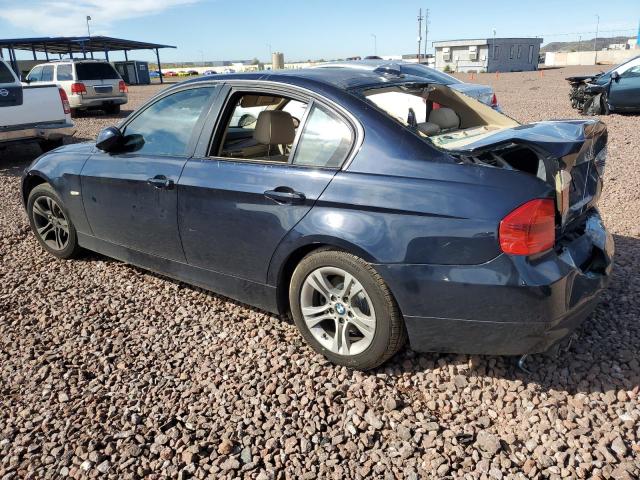 WBAVA37548NL54993 - 2008 BMW 380I I BLUE photo 2