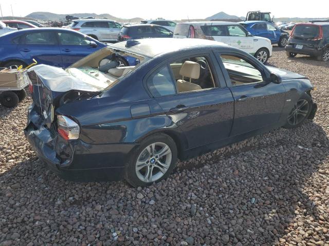 WBAVA37548NL54993 - 2008 BMW 380I I BLUE photo 3
