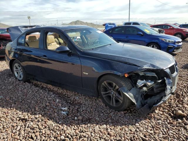 WBAVA37548NL54993 - 2008 BMW 380I I BLUE photo 4