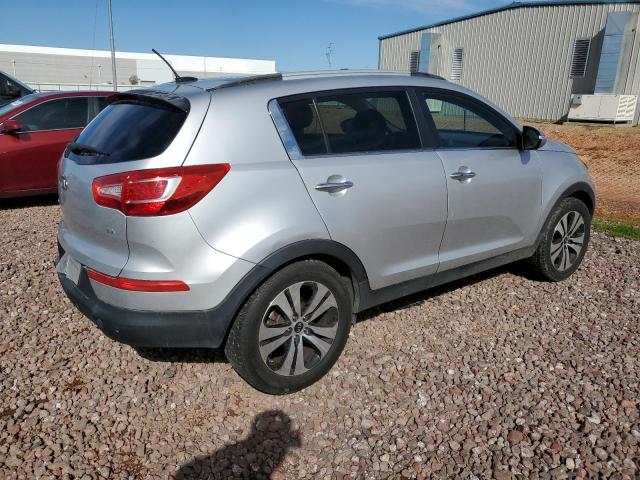 KNDPC3A24C7185074 - 2012 KIA SPORTAGE EX SILVER photo 3