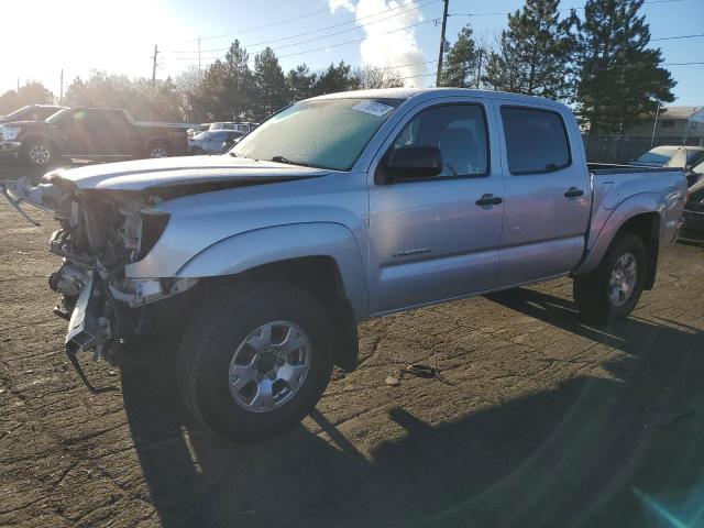 5TELU42N86Z290899 - 2006 TOYOTA TACOMA DOUBLE CAB SILVER photo 1