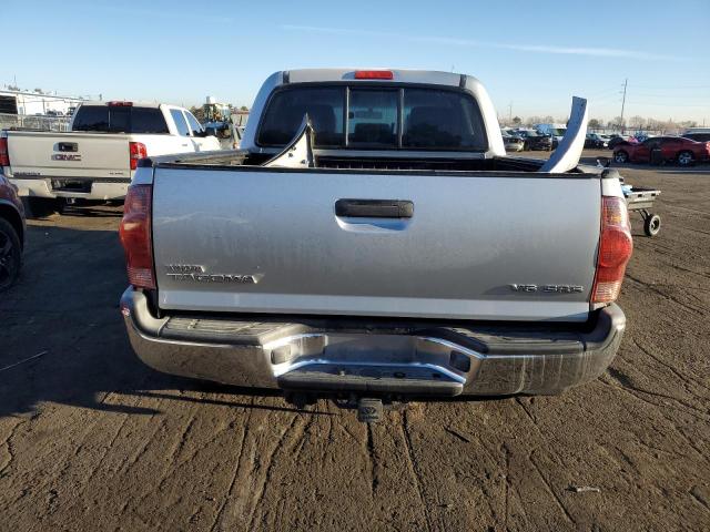 5TELU42N86Z290899 - 2006 TOYOTA TACOMA DOUBLE CAB SILVER photo 6