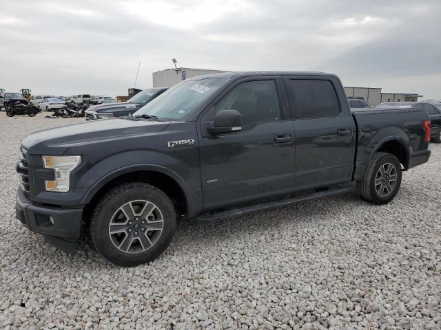 1FTEW1CP4HKD52663 - 2017 FORD F150 SUPERCREW GRAY photo 1