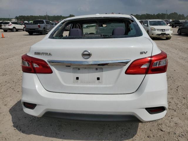 3N1AB7AP6JY244975 - 2018 NISSAN SENTRA S WHITE photo 6