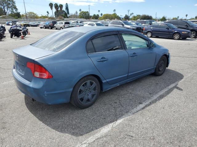 2HGFA16566H510455 - 2006 HONDA CIVIC LX BLUE photo 3