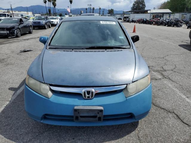 2HGFA16566H510455 - 2006 HONDA CIVIC LX BLUE photo 5