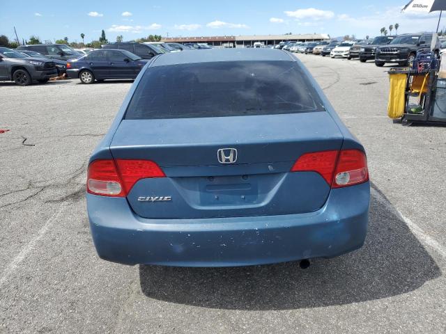 2HGFA16566H510455 - 2006 HONDA CIVIC LX BLUE photo 6