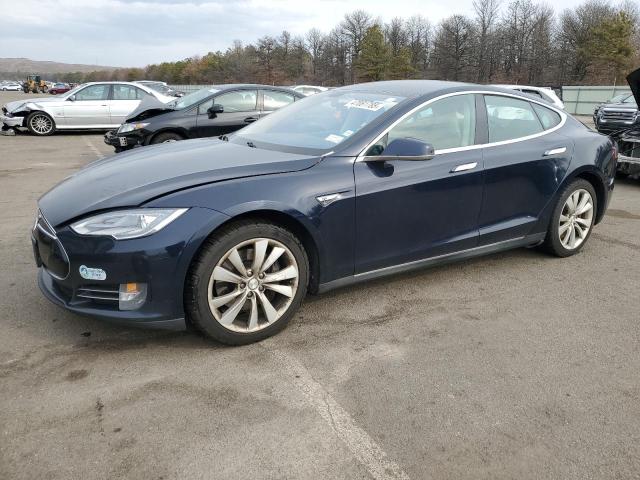 5YJSA1DN3DFP13791 - 2013 TESLA MODEL S BLUE photo 1