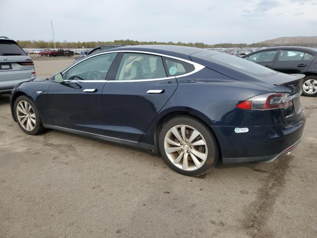 5YJSA1DN3DFP13791 - 2013 TESLA MODEL S BLUE photo 2