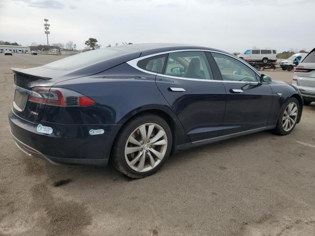 5YJSA1DN3DFP13791 - 2013 TESLA MODEL S BLUE photo 3