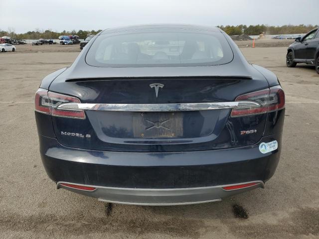 5YJSA1DN3DFP13791 - 2013 TESLA MODEL S BLUE photo 6