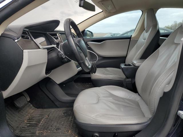 5YJSA1DN3DFP13791 - 2013 TESLA MODEL S BLUE photo 7