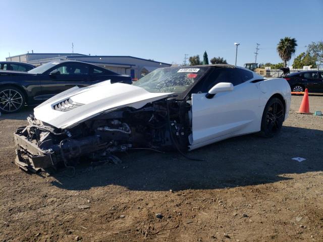 1G1YB2D76K5112008 - 2019 CHEVROLET CORVETTE STINGRAY 1LT WHITE photo 1