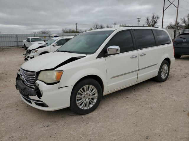 2C4RC1CG4DR542369 - 2013 CHRYSLER TOWN & COU TOURING L WHITE photo 1