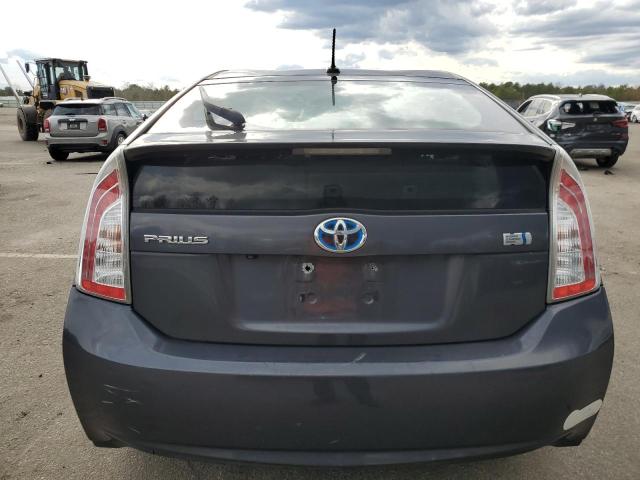 JTDKN3DU3D5558085 - 2013 TOYOTA PRIUS GRAY photo 6