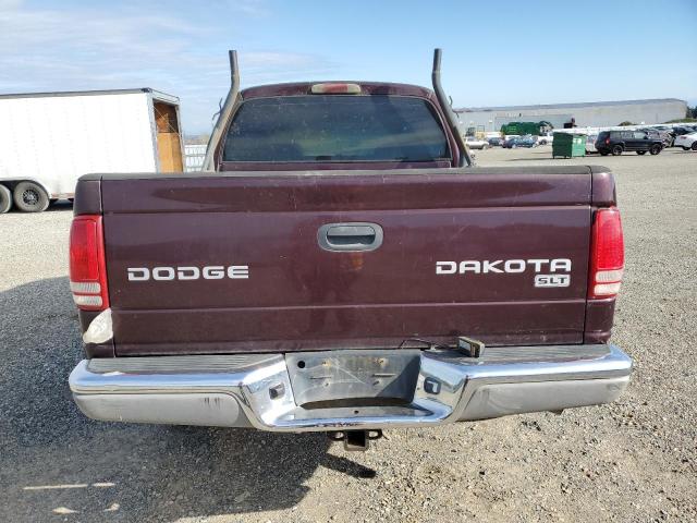 1D7HG48N34S693751 - 2004 DODGE DAKOTA QUAD SLT PURPLE photo 6