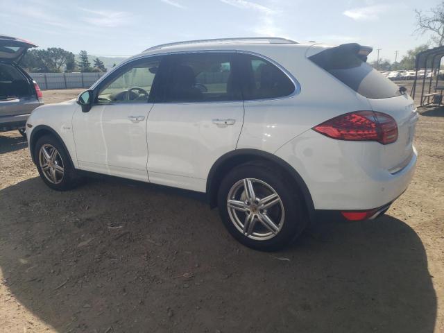 WP1AE2A26ELA51346 - 2014 PORSCHE CAYENNE S HYBRID WHITE photo 2