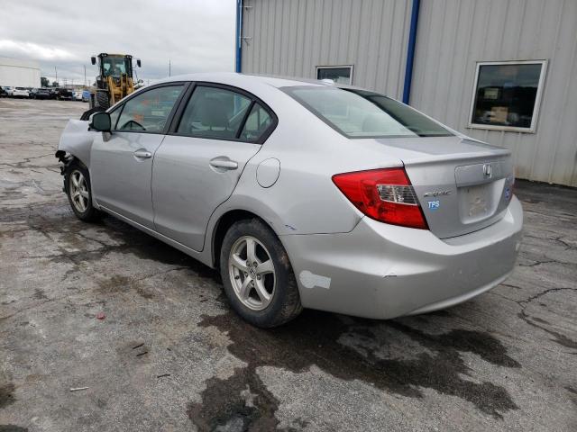 19XFB5F50CE002654 - 2012 HONDA CIVIC NATURAL GAS SILVER photo 3