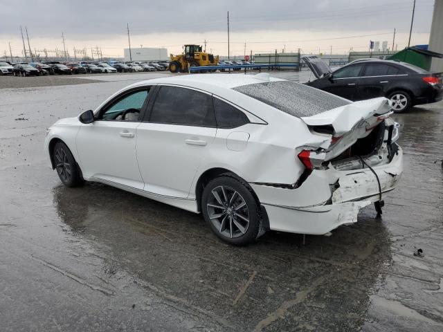 1HGCV1F54NA014798 - 2022 HONDA ACCORD EXL WHITE photo 2