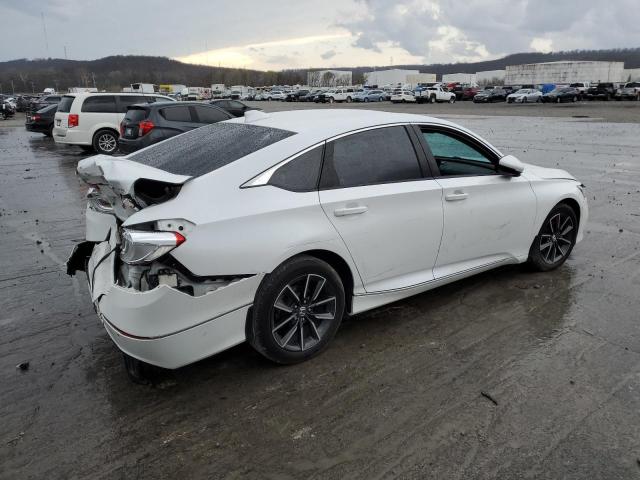 1HGCV1F54NA014798 - 2022 HONDA ACCORD EXL WHITE photo 3