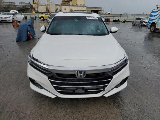 1HGCV1F54NA014798 - 2022 HONDA ACCORD EXL WHITE photo 5