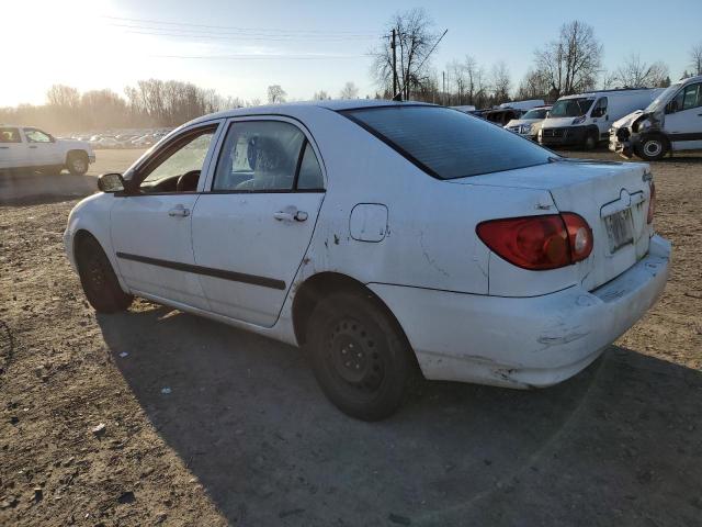 JTDBR32E630037163 - 2003 TOYOTA COROLLA CE WHITE photo 2