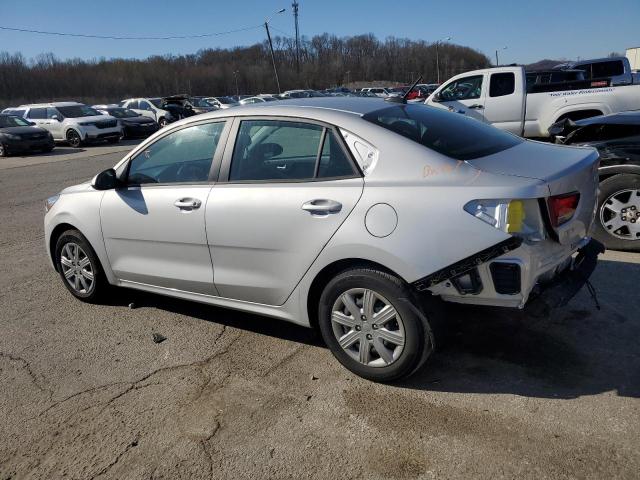 3KPA24AD1PE577628 - 2023 KIA RIO LX SILVER photo 2