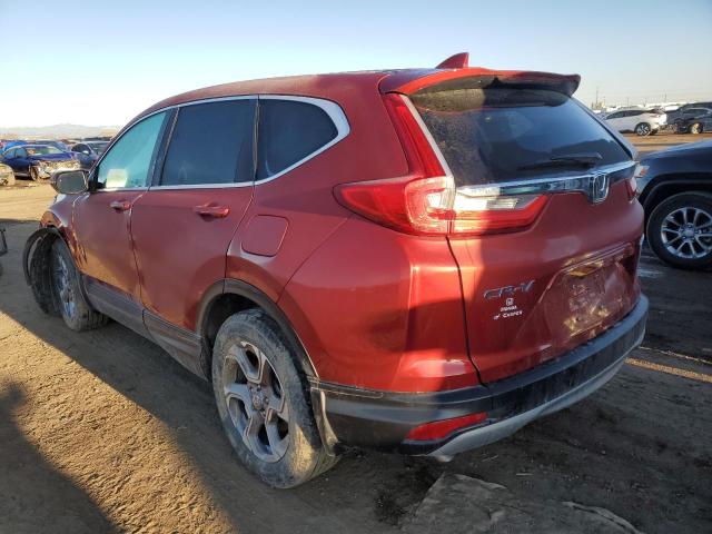 2HKRW2H82JH661710 - 2018 HONDA CR-V EXL RED photo 2