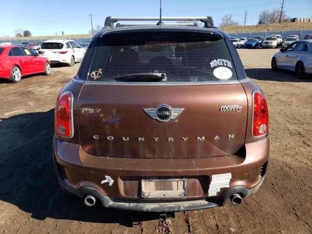 WMWZC5C50EWP35713 - 2014 MINI COOPER S COUNTRYMAN BROWN photo 6