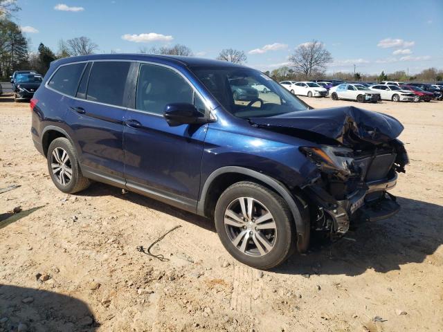 5FNYF5H36HB004290 - 2017 HONDA PILOT EX BLUE photo 4