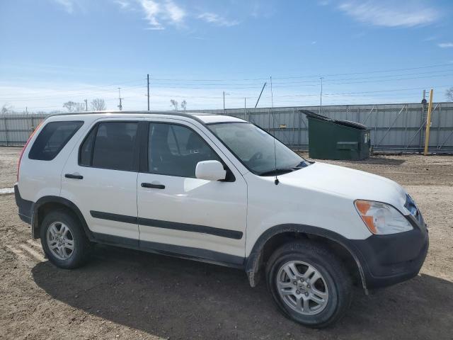 JHLRD78853C011323 - 2003 HONDA CR-V EX WHITE photo 4