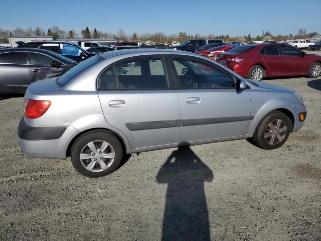 KNADE123186366040 - 2008 KIA RIO BASE SILVER photo 3