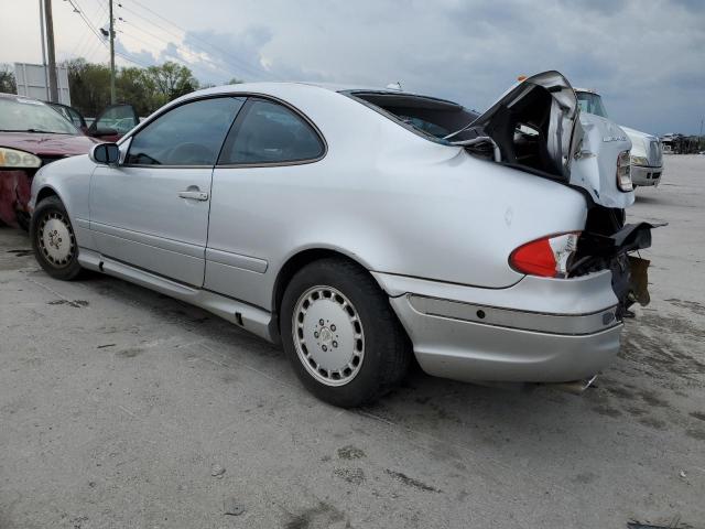 WDBLJ70G42T109528 - 2002 MERCEDES-BENZ CLK 430 SILVER photo 2