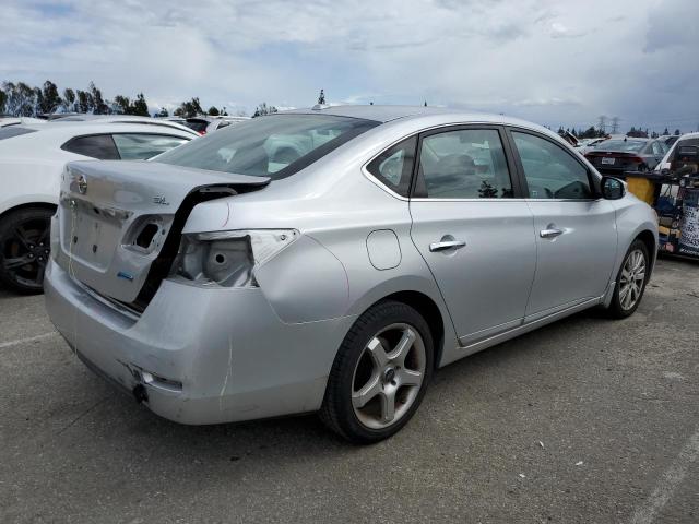 3N1AB7AP3EY327222 - 2014 NISSAN SENTRA S SILVER photo 3