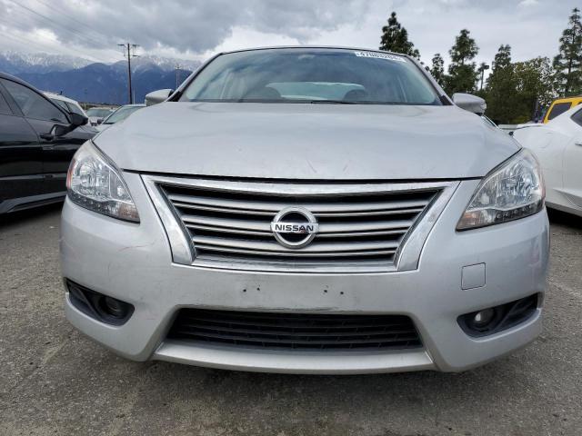 3N1AB7AP3EY327222 - 2014 NISSAN SENTRA S SILVER photo 5