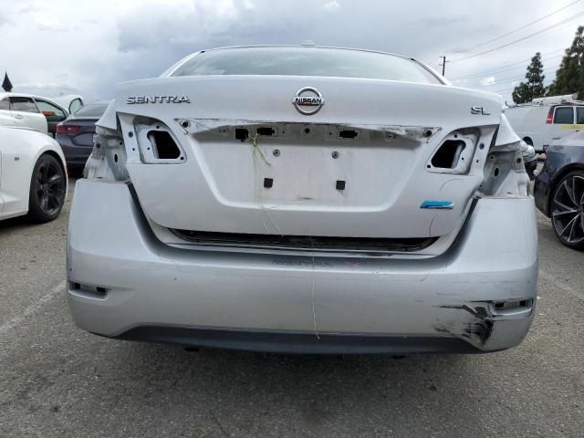 3N1AB7AP3EY327222 - 2014 NISSAN SENTRA S SILVER photo 6