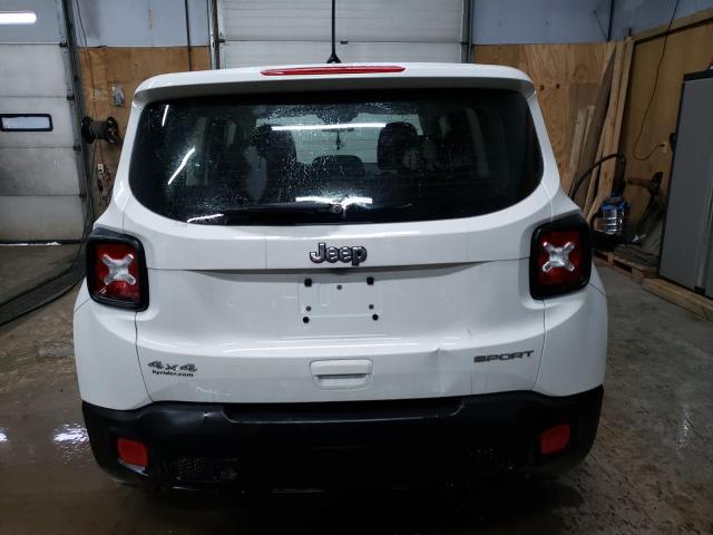ZACCJBAB7JPH85344 - 2018 JEEP RENEGADE SPORT WHITE photo 6