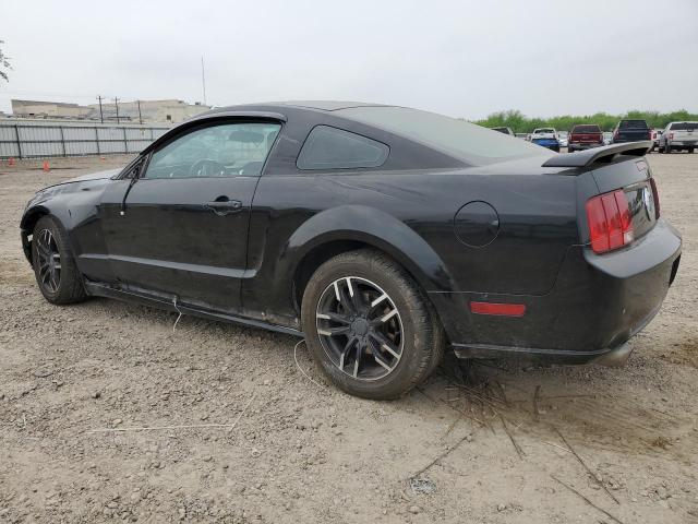 1ZVHT82H975249080 - 2007 FORD MUSTANG GT BLACK photo 2