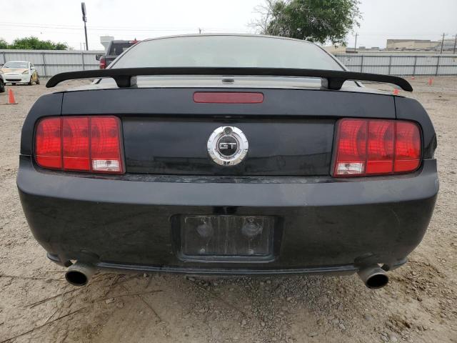 1ZVHT82H975249080 - 2007 FORD MUSTANG GT BLACK photo 6